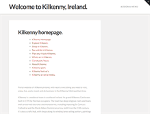 Tablet Screenshot of kilkenny.com